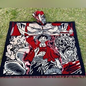 One piece adult alpaca poncho, one size, unisex,lightweight made in Ecuador